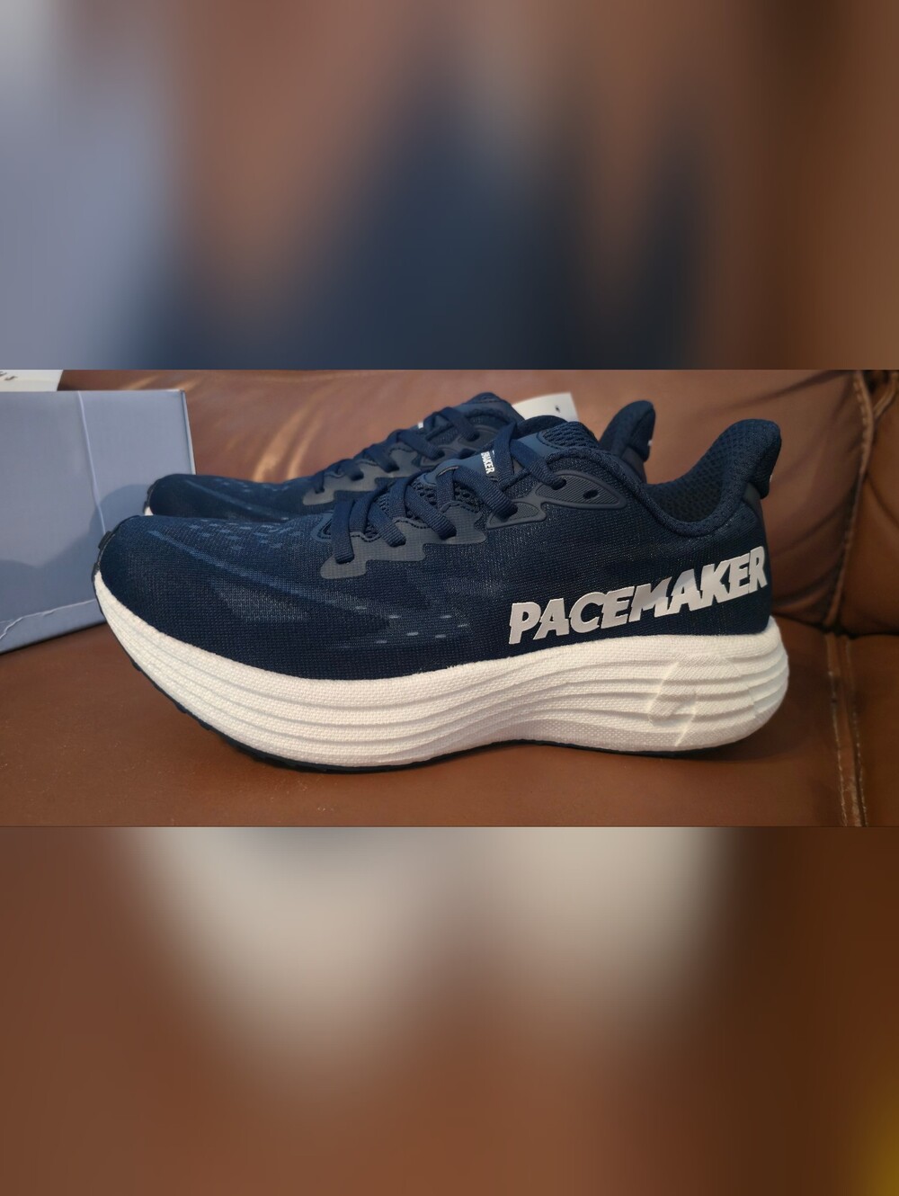 The Pacemaker Speed carbon fiber plate lightweight, running shoe mens 9.5